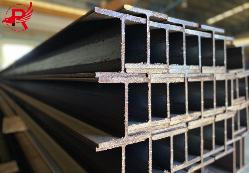 Steel,H-beam,,Selective,Focus,,Raw,Materials,Used,In,Building,Construction.