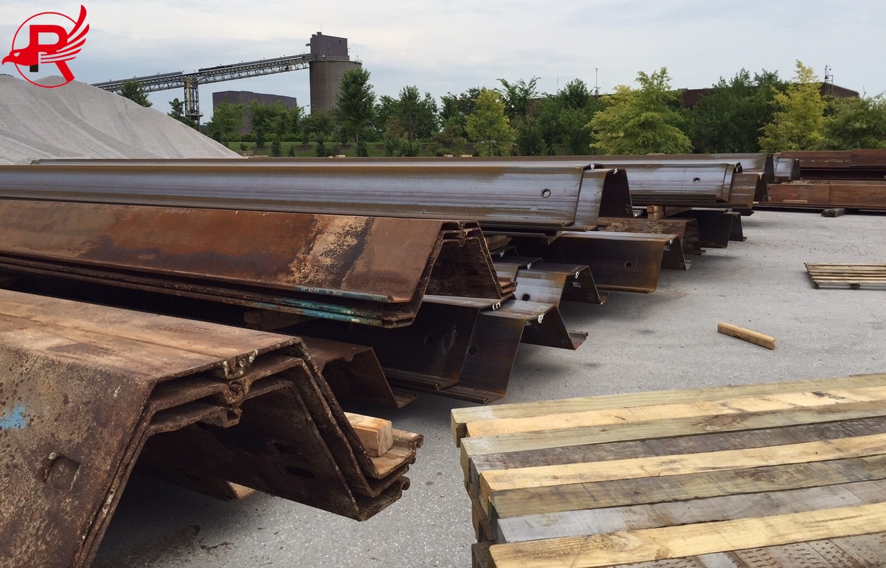 Hot rolled steel sheet piles
