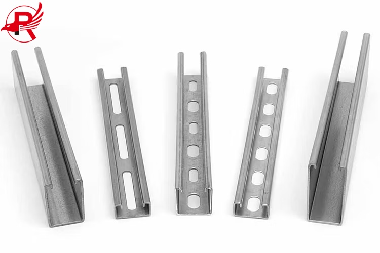 Slotted C-shaped steel