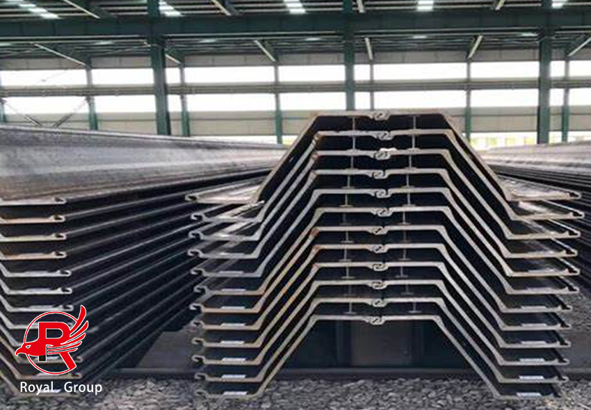 Z type sheet piles