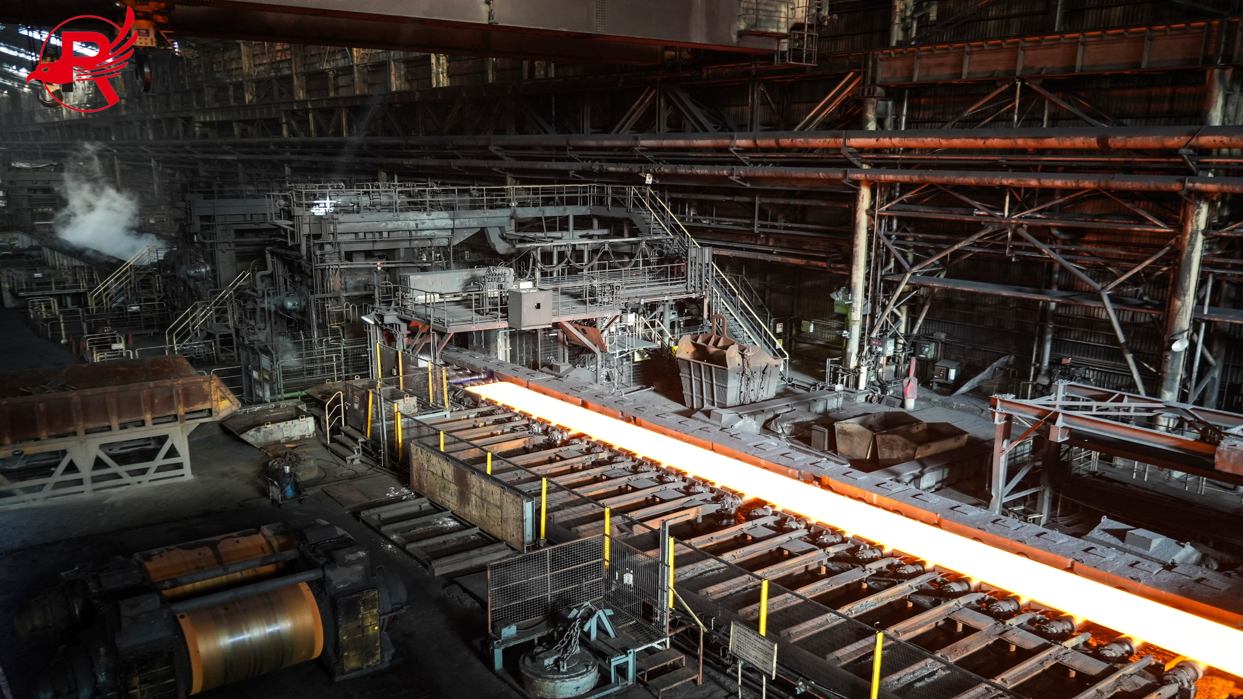 A hot rolling mill at Nippon Steel's Kashima Plant in Kashima, Japan on Friday, Dec. 6, 2024. (AP Photo/Ayaka McGill)