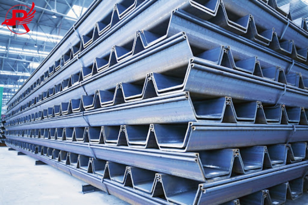 common sheet pile wall size