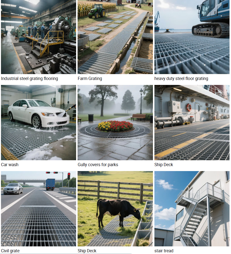 steel grating application