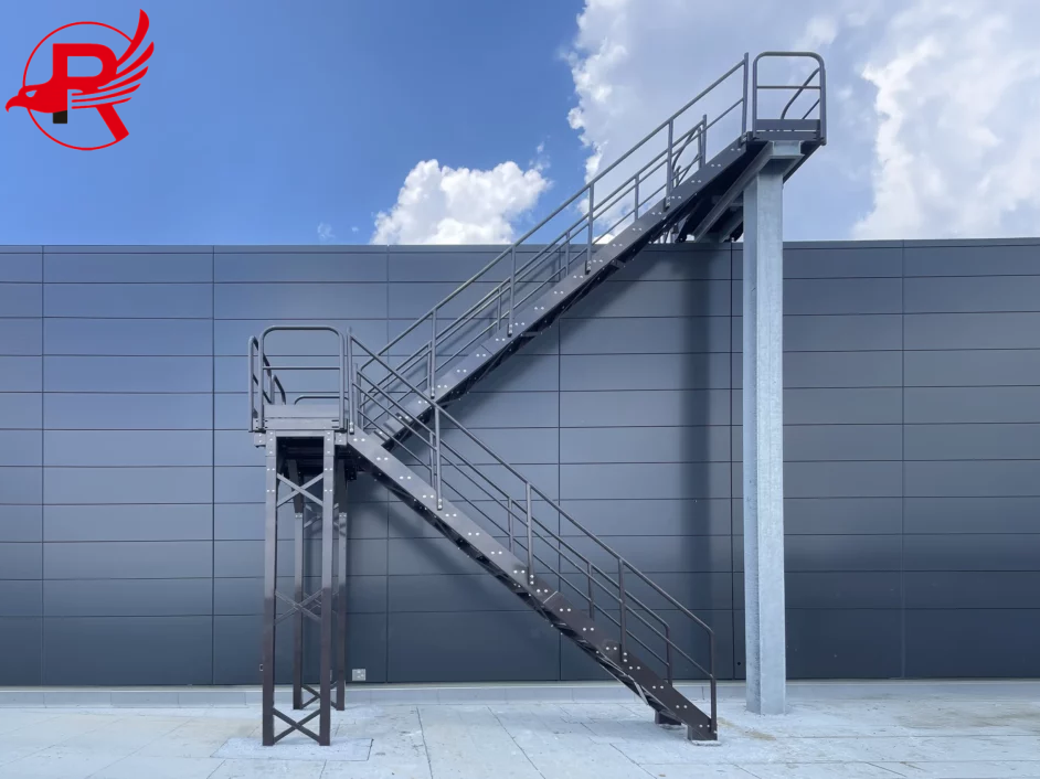 ErecaStep-custom-color-powder-coated-rooftop-stair-1024x706