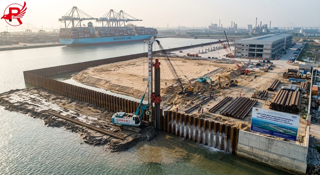 GB Steel sheet piles application