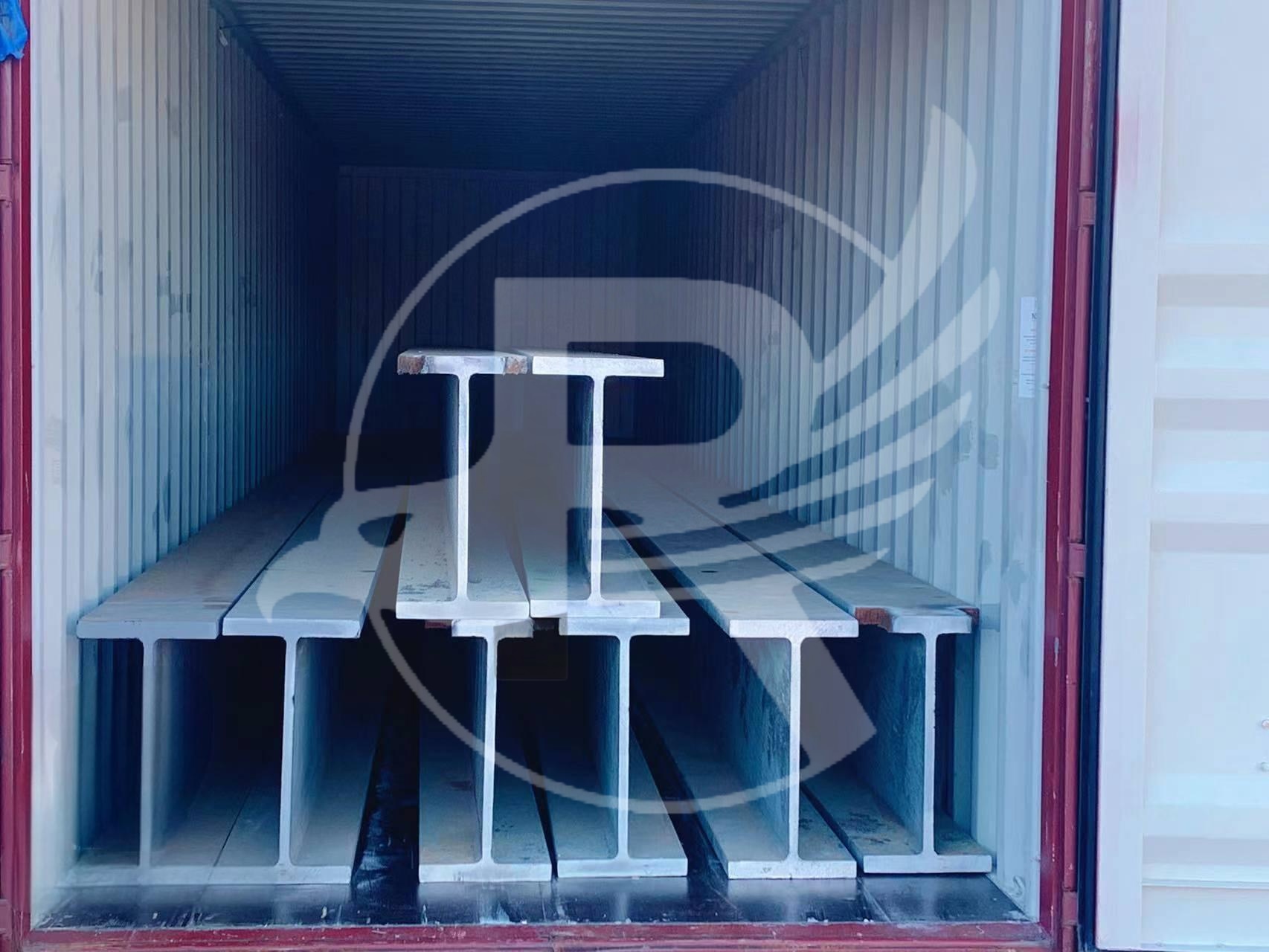 H-beam container loading