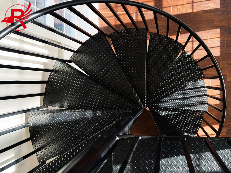 Spiral Steel Stairs