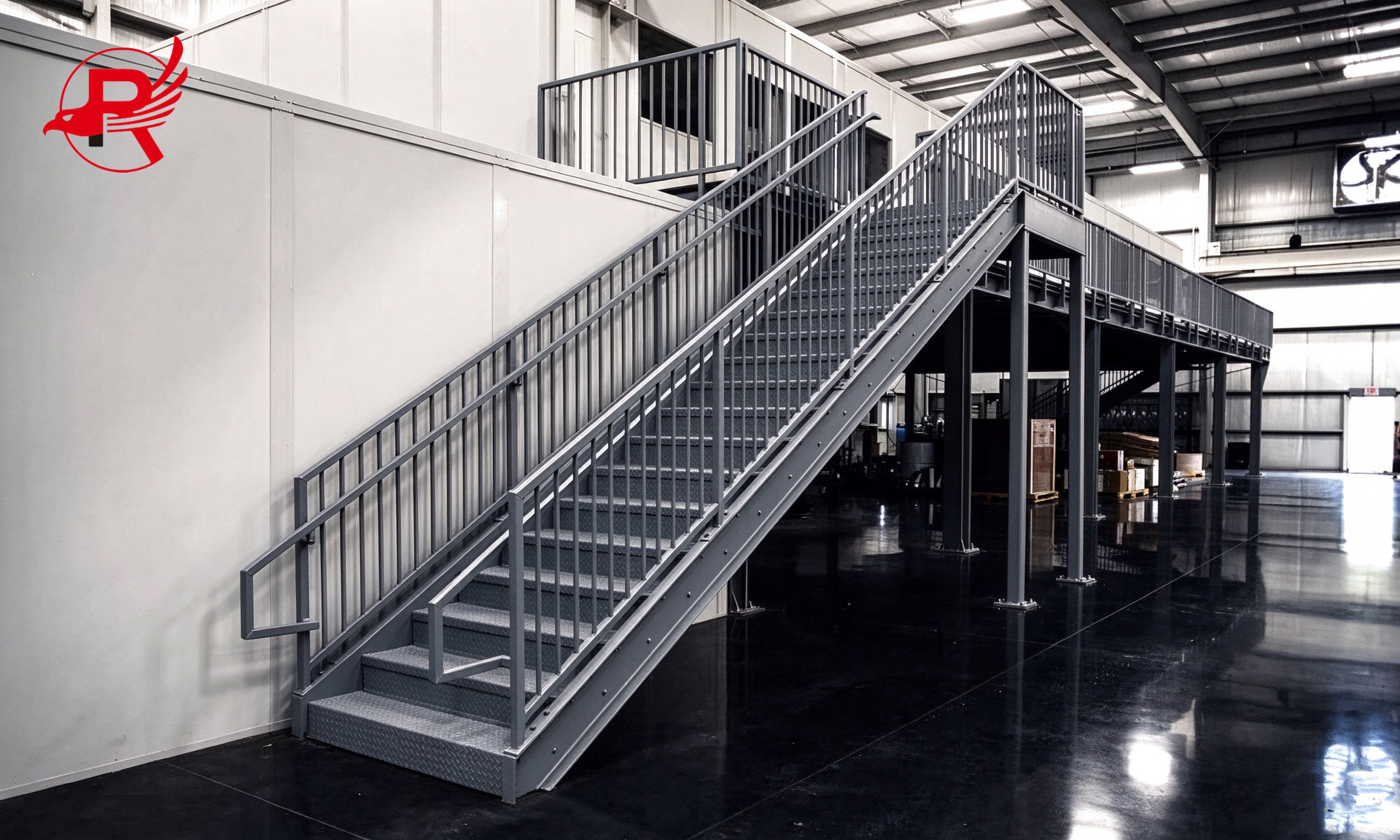 Steel Grating Stair