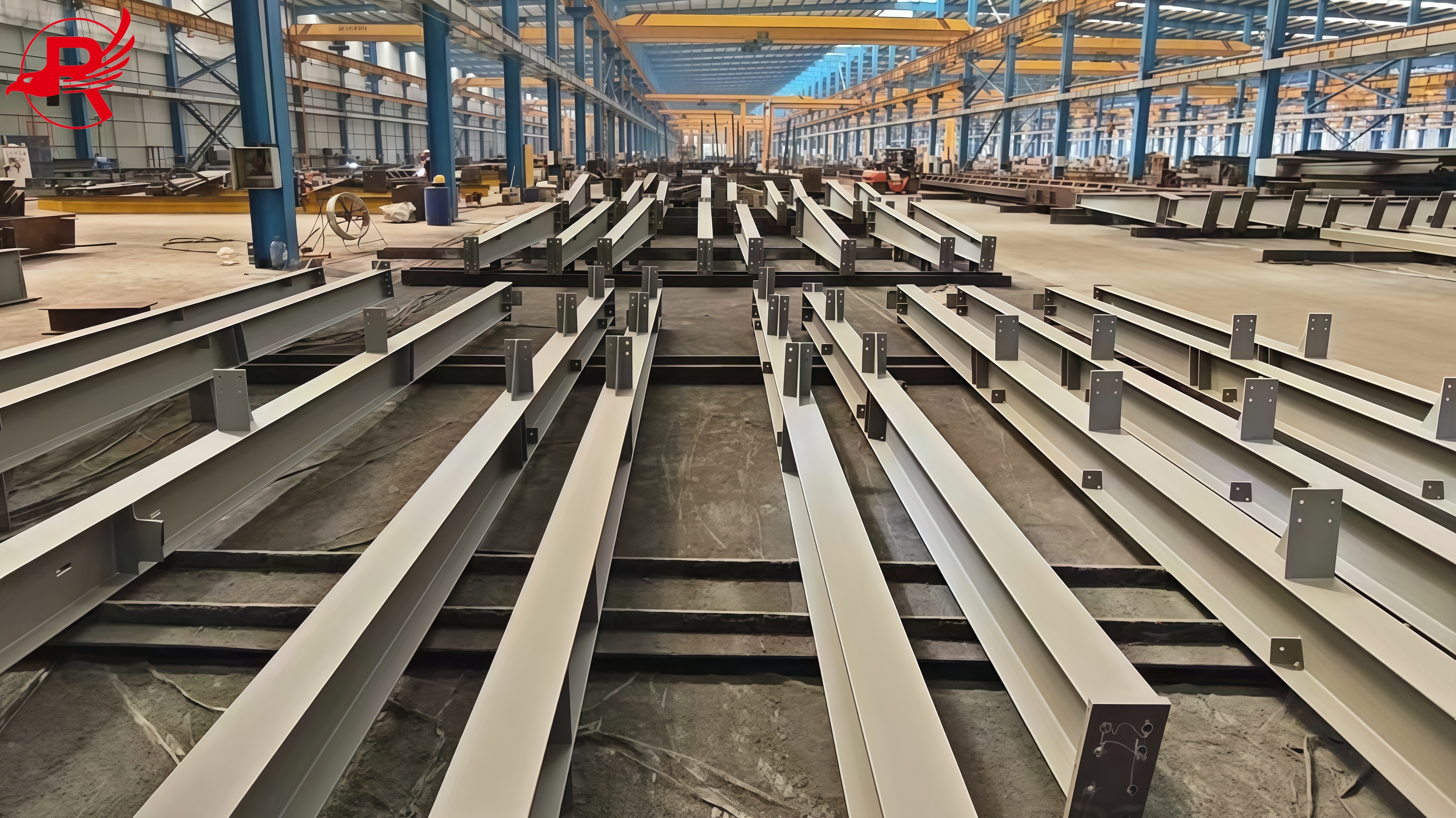 China steel structure supplier factory production