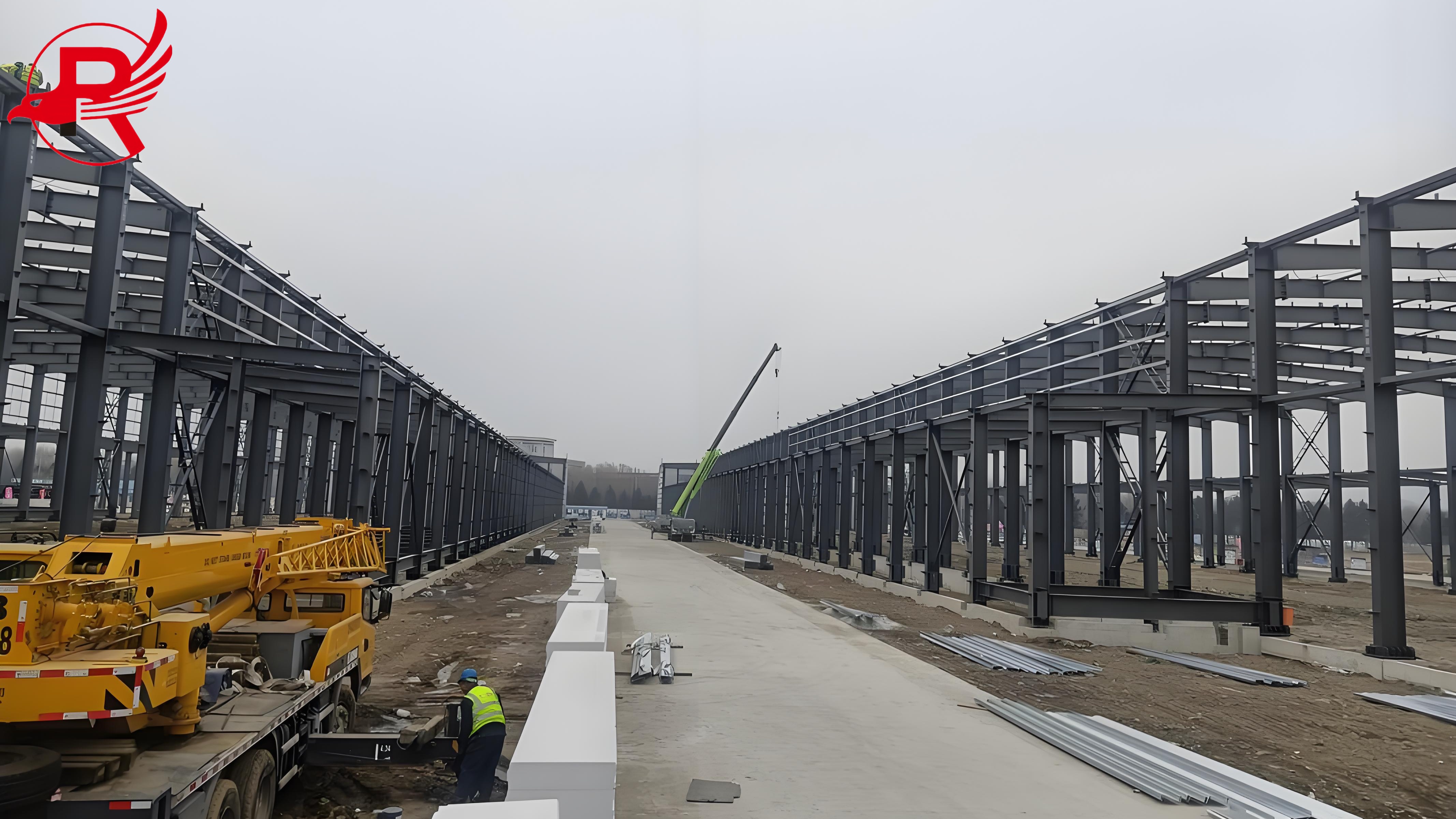 50,000 square meter steel structure project in the United States