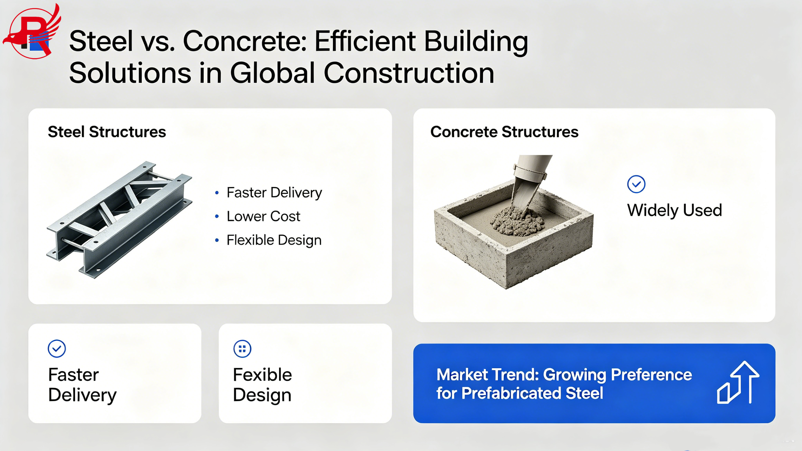 steel vs concrete structure